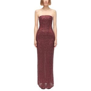 Simkhai Womens  Xyla Gown, Red